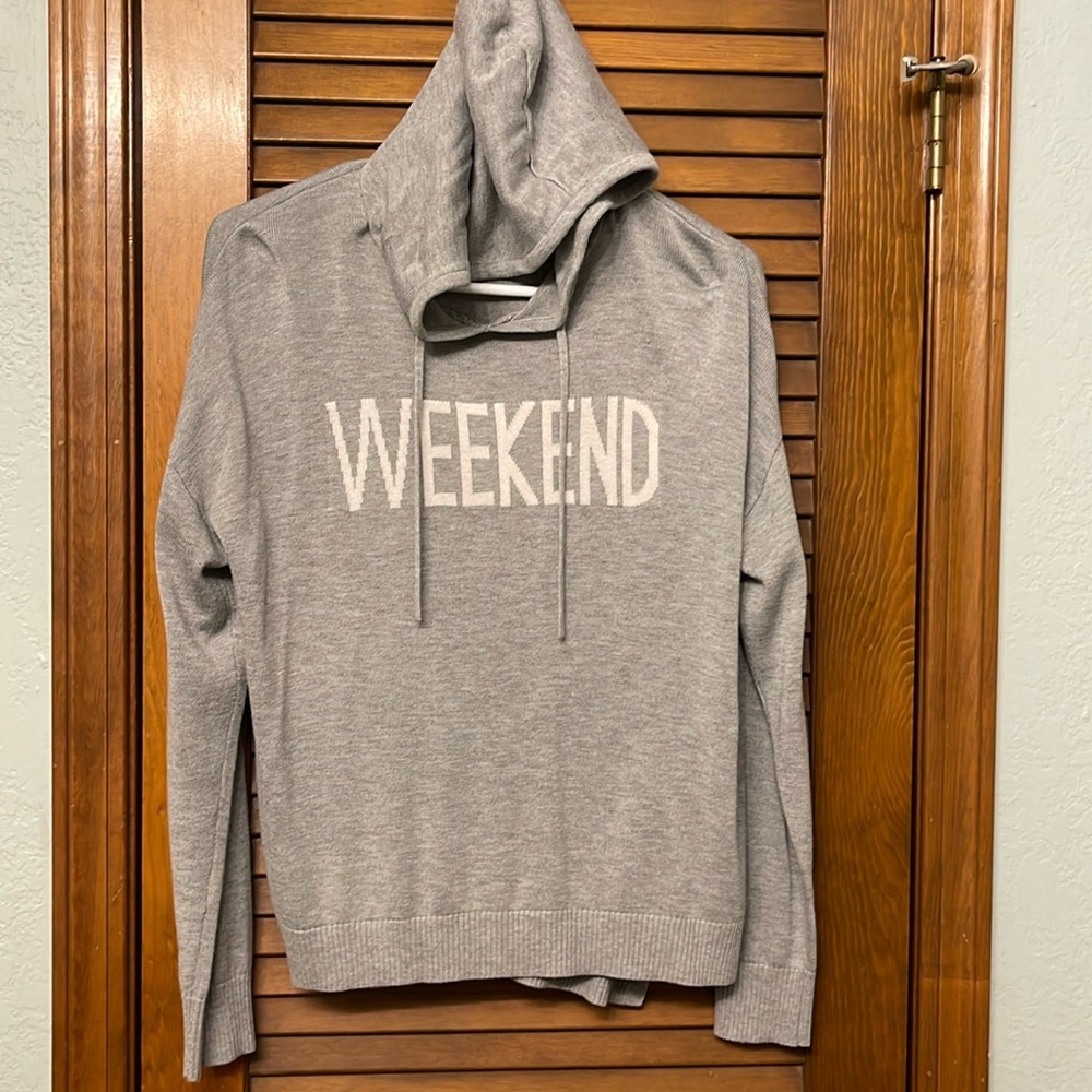Rachel Zoe hooded sweater size M